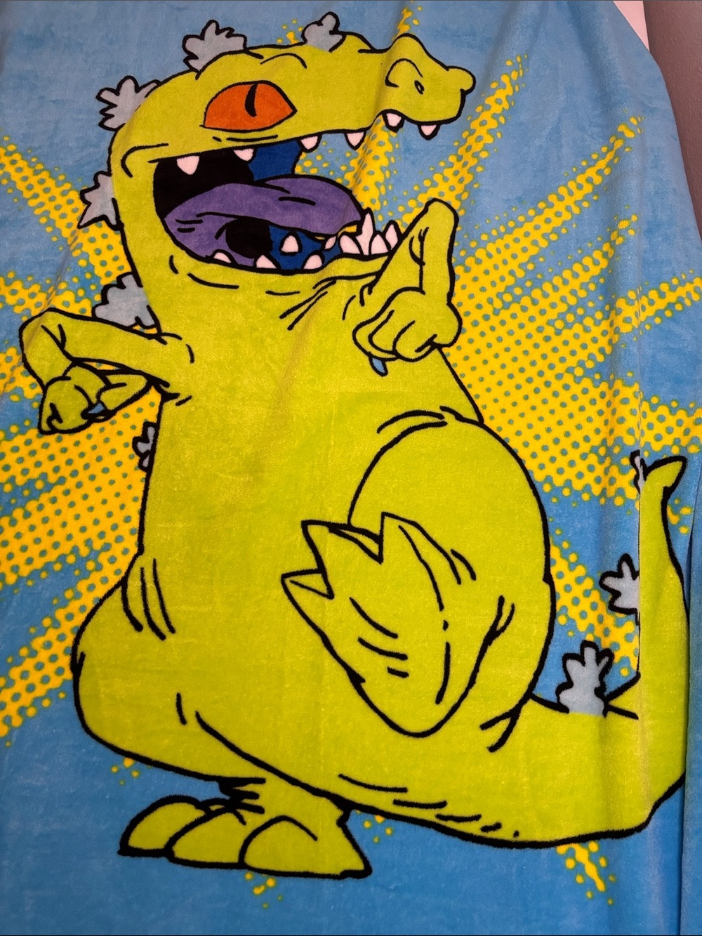 Nickelodeon Reptar Plush Throw Blanket -490sku